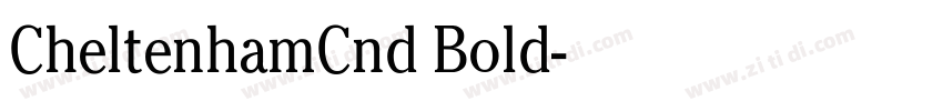 CheltenhamCnd Bold字体转换
